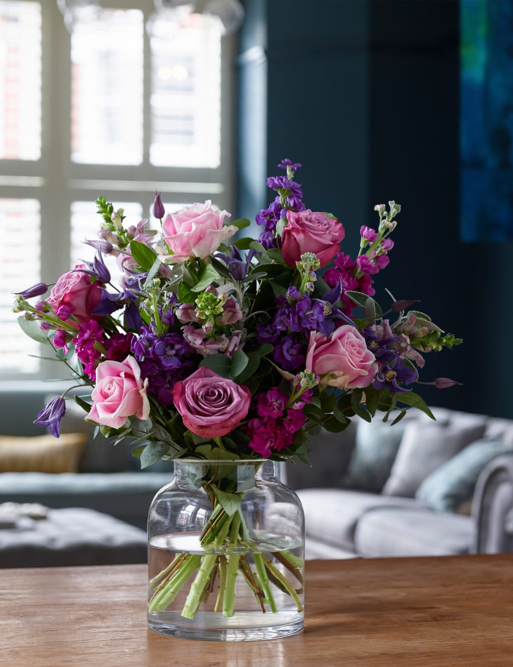 Rose & Clematis Bouquet 1 of 4