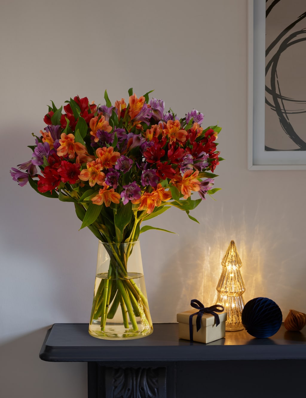 Alstroemeria Abundance Christmas Bouquet 1 of 4
