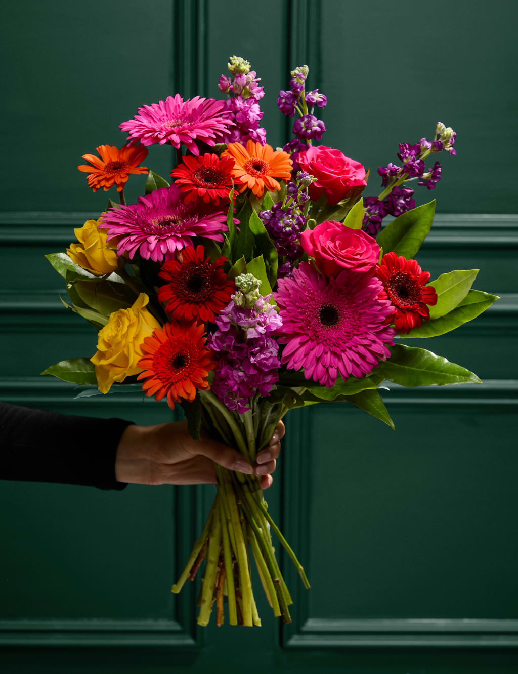 Bright Rose, Germini & Stocks Bouquet 1 of 6
