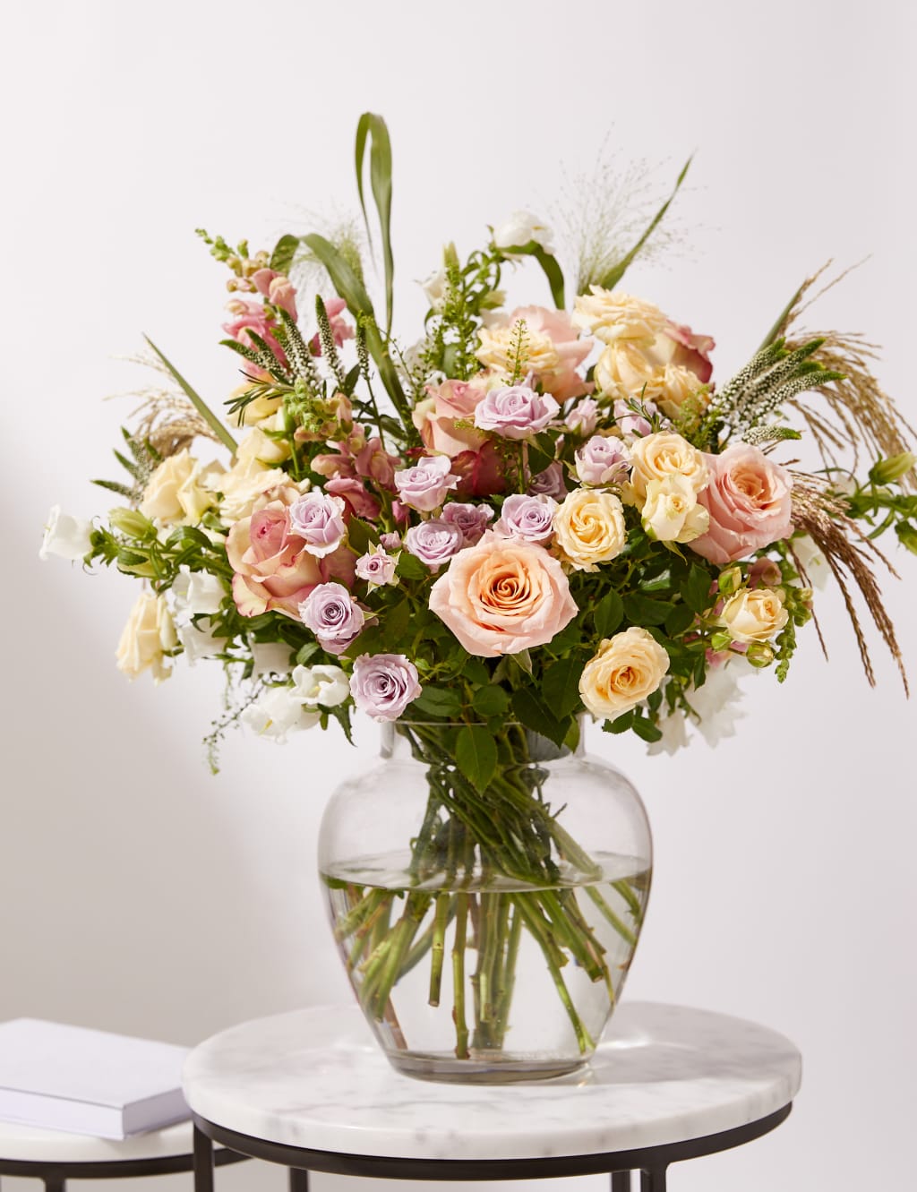 Rose, Spray Rose & Campanula Bouquet 1 of 6