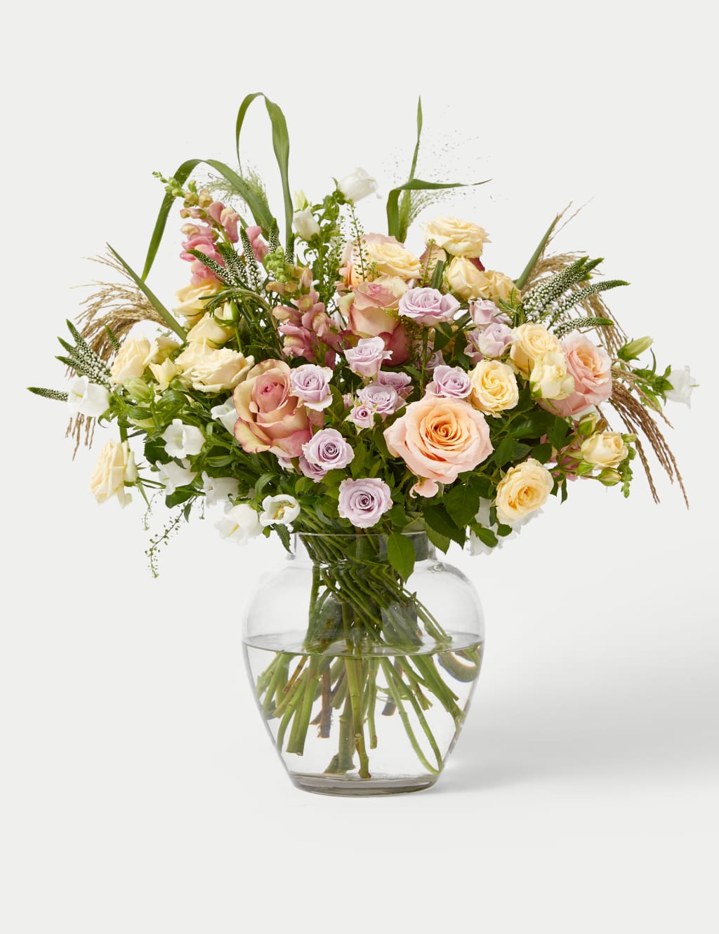 Rose, Spray Rose & Campanula Bouquet 3 of 6