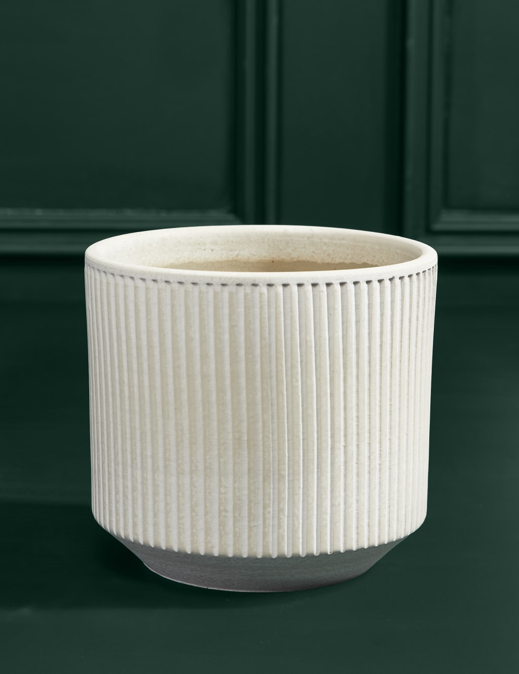 Large Abstract White Pot 1 of 1