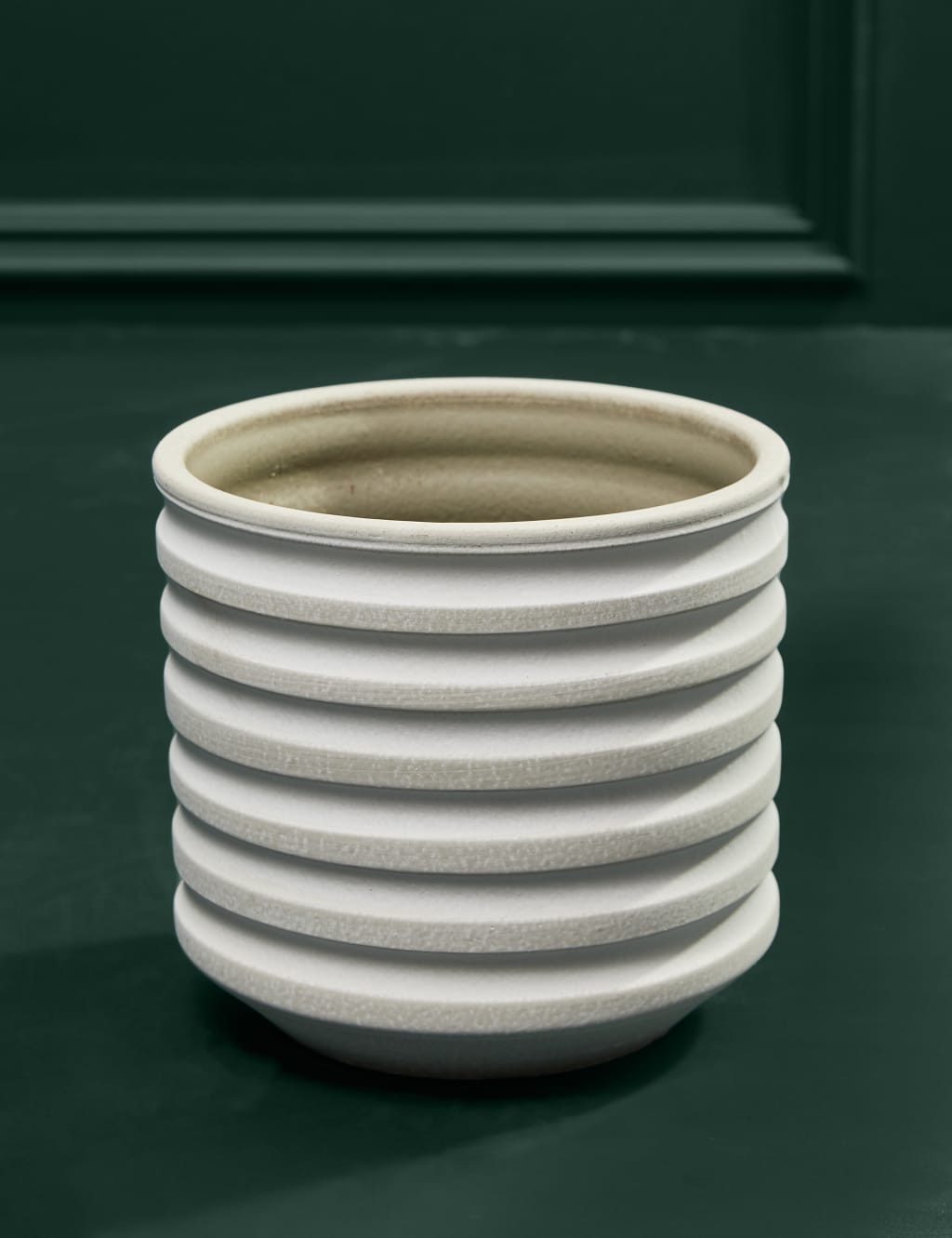 Large Stripe Grey Pot 2 of 2