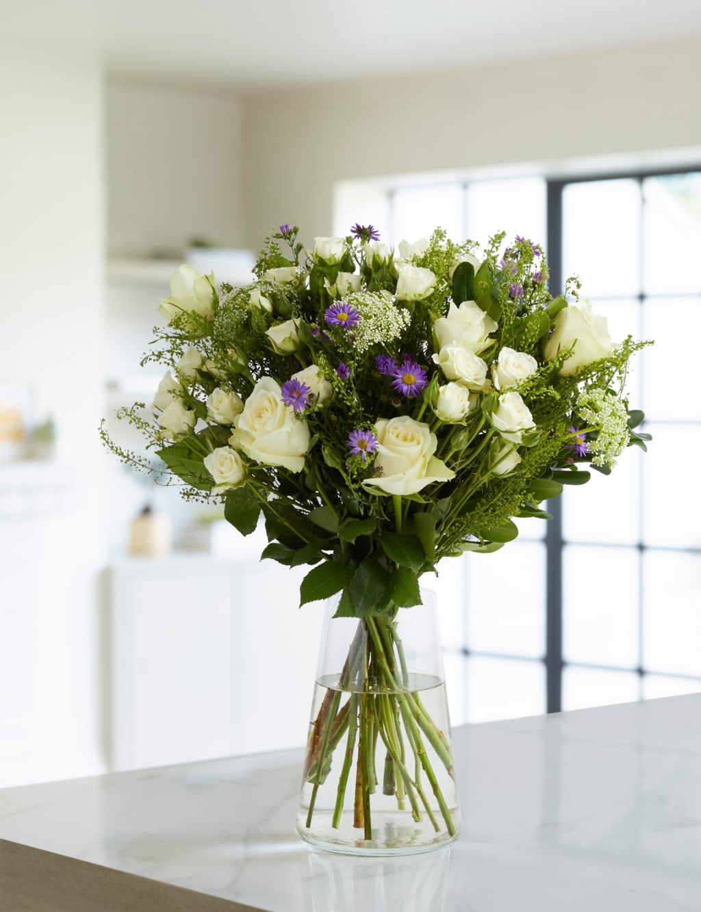 Classic Shades of White Flowers Bouquet 1 of 4