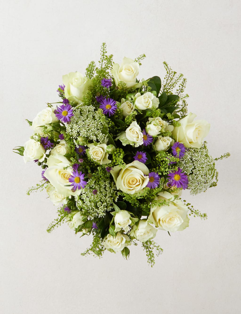 Classic Shades of White Flowers Bouquet 2 of 4