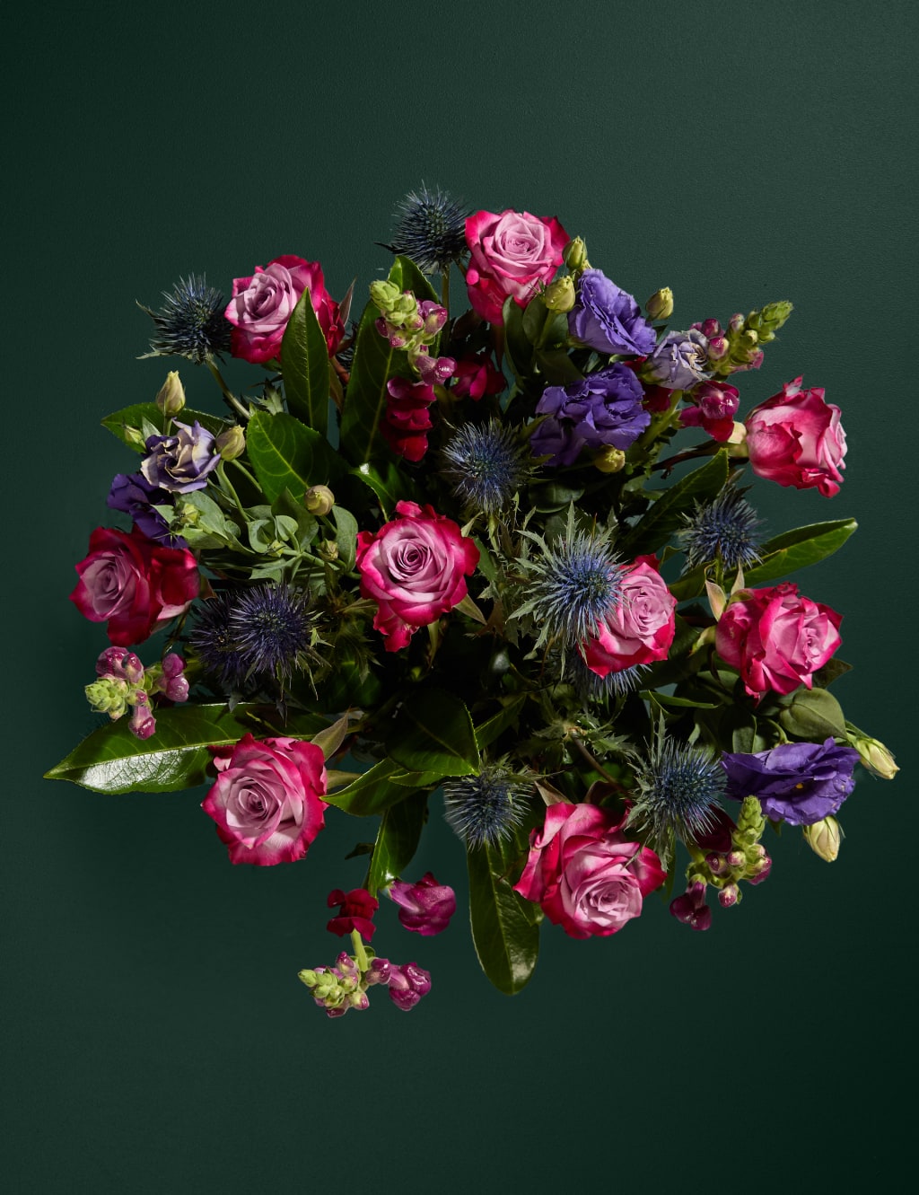 Rose, Antirrhinum & Lisianthus Bouquet 2 of 6
