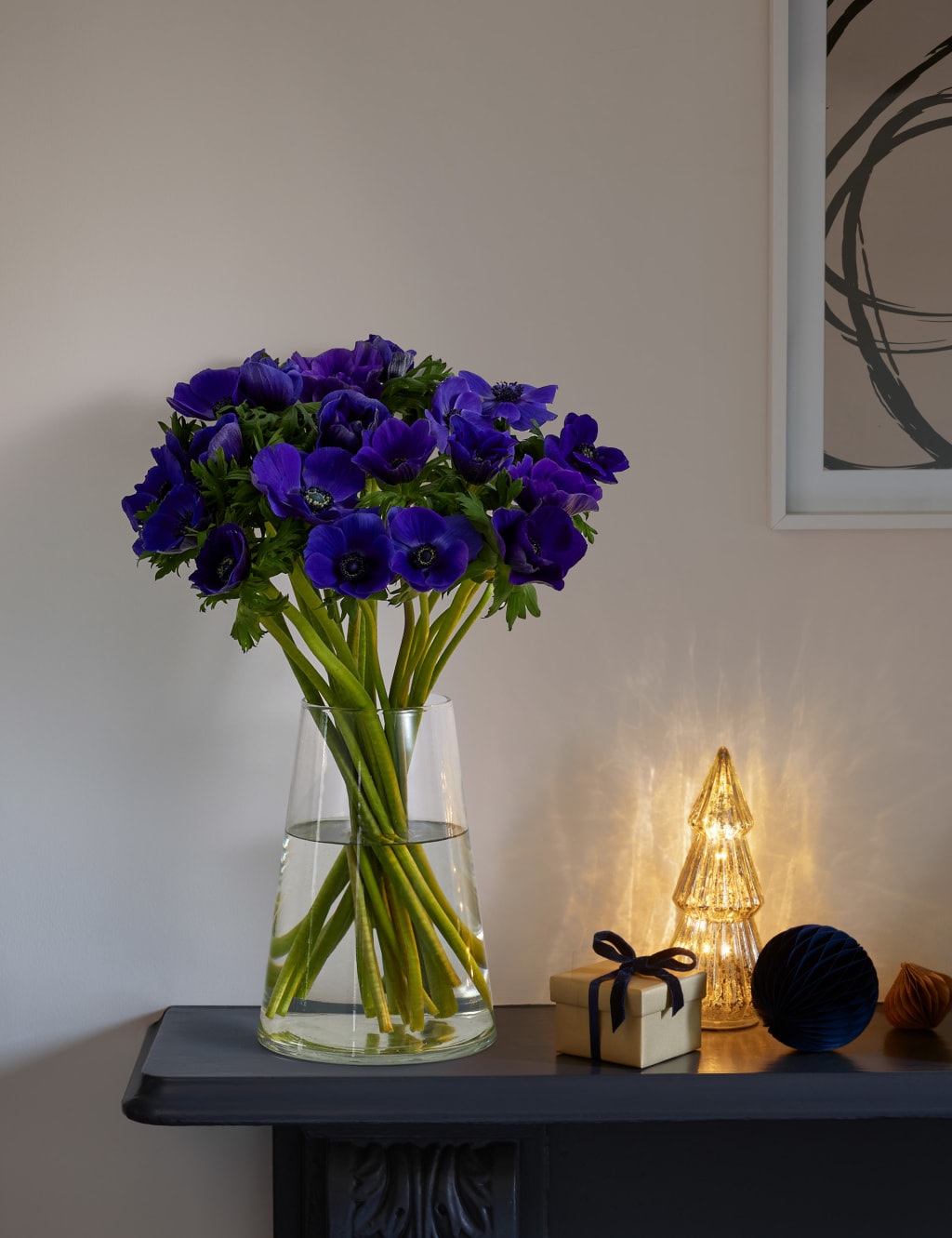 Blue Anemone Abundance Flowers Bouquet (Delivery from 5th December 2022) 1 of 4