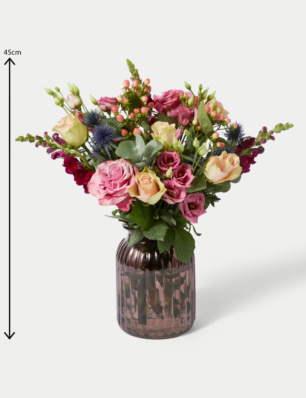 Rose & Spray Stock Bouquet with Vases 6 of 6