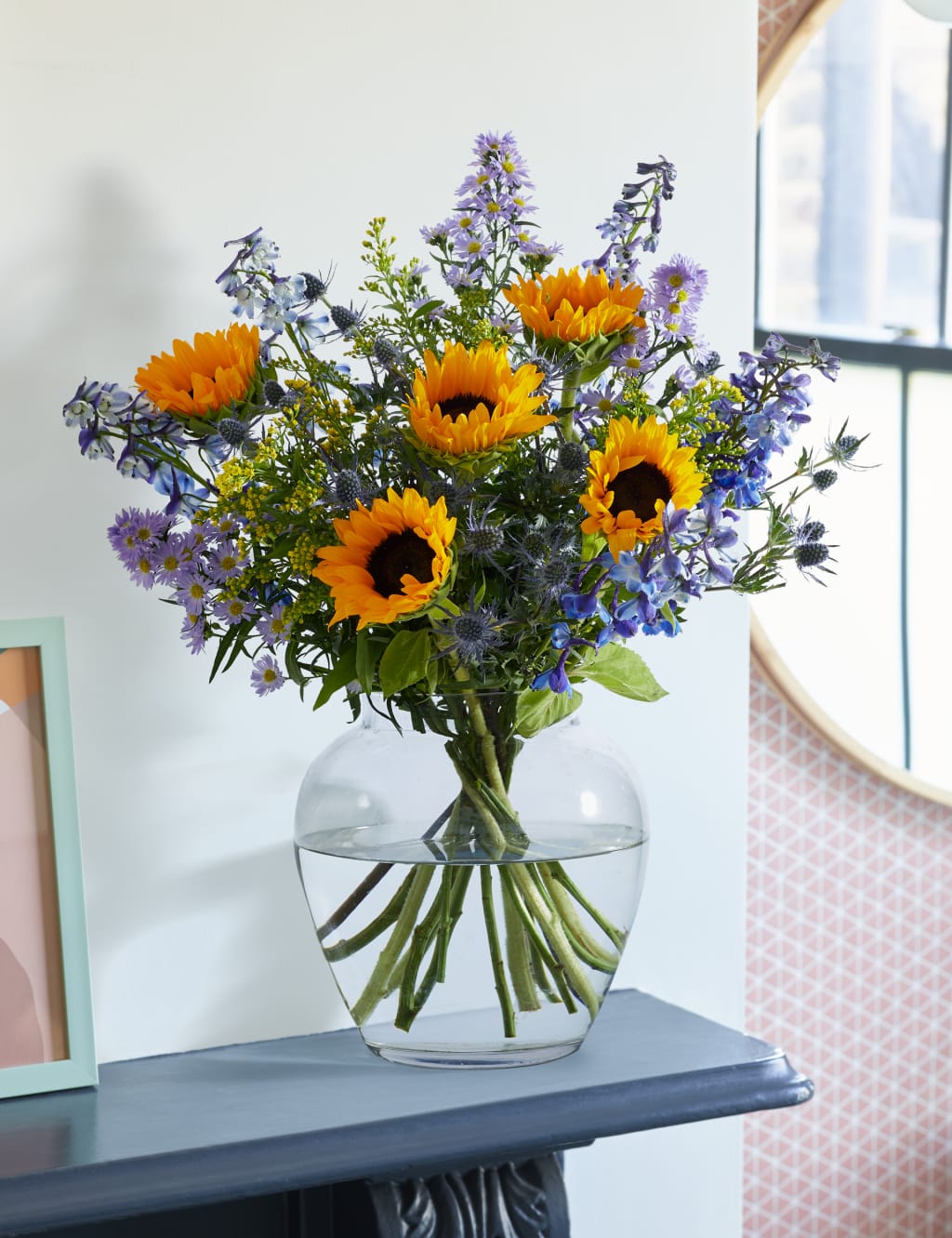 Seasonal Sunflower & Aster Bouquet 1 of 4