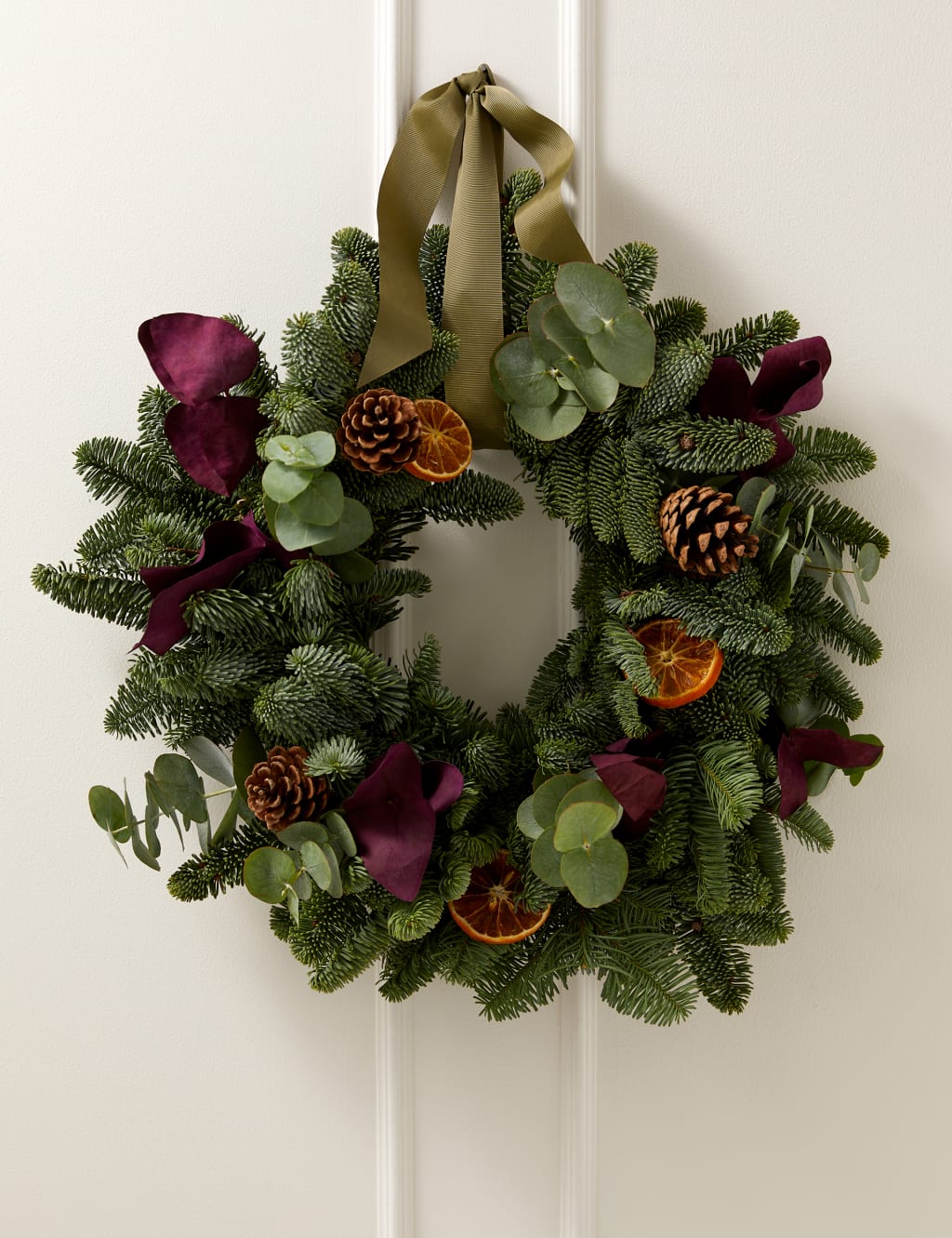 Create Your Own Festive Red Wreath 1 of 5
