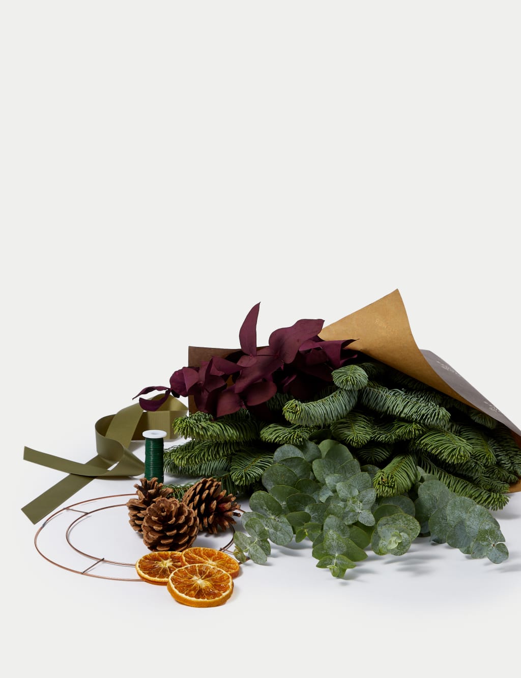 Create Your Own Festive Red Wreath 5 of 5