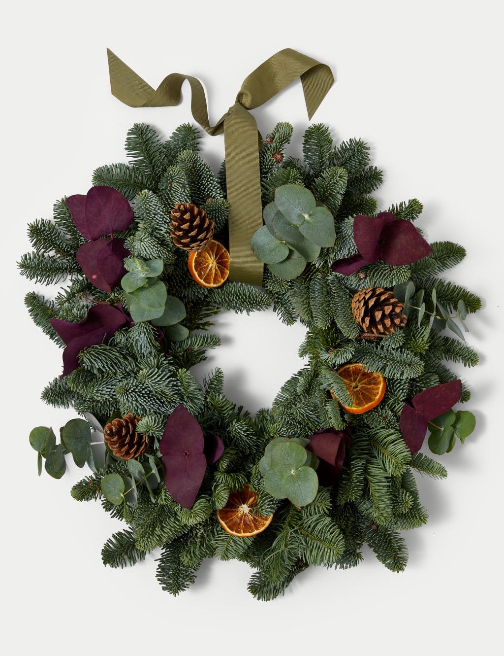 Create Your Own Festive Red Wreath 2 of 5