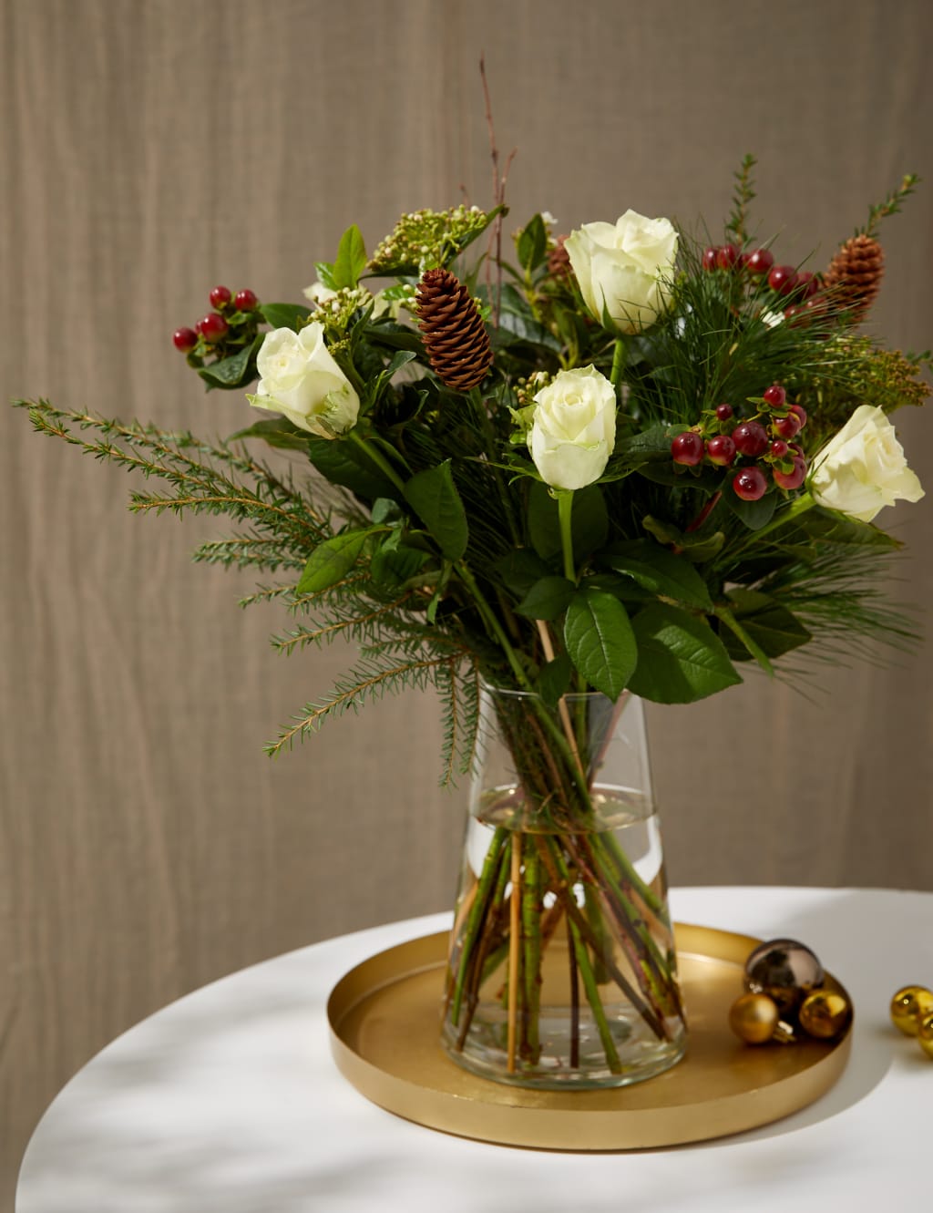 Winter White Rose Bouquet 1 of 5