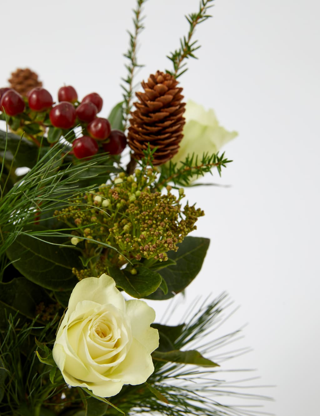 Winter White Rose Bouquet 4 of 5
