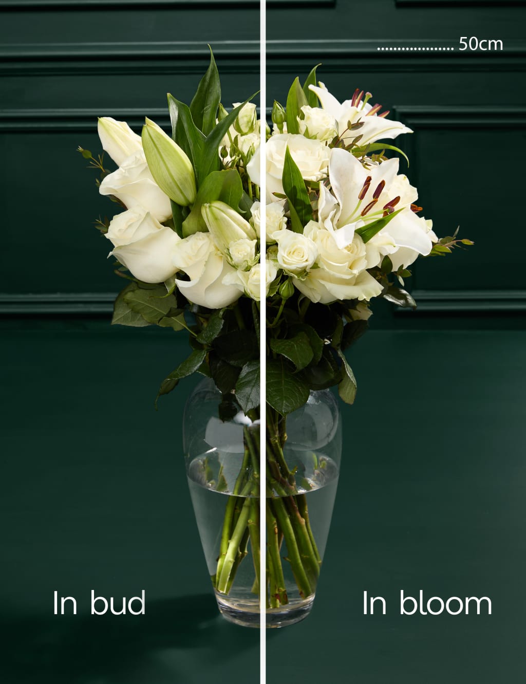 White Rose & Lily Bouquet with Swiss Chocolates & Prosecco 7 of 7
