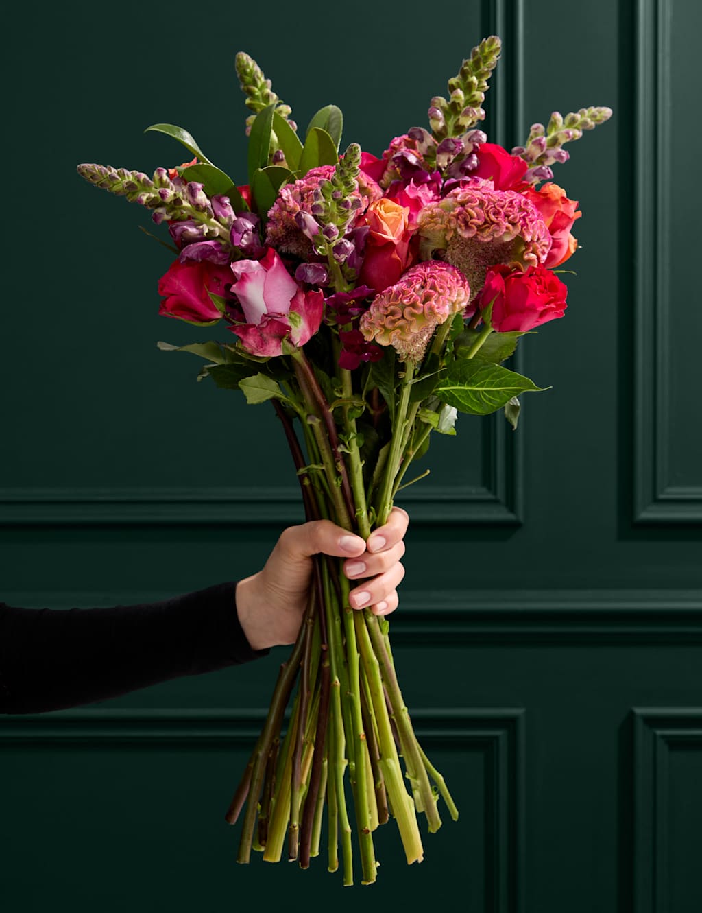 Rose Antirrhinium Celosia Bouquet 1 of 7