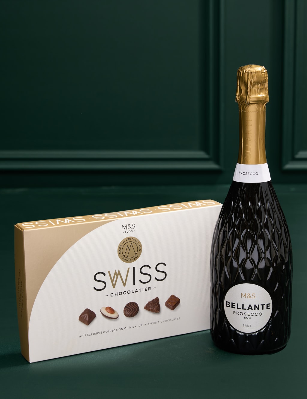 Blush Rose Abundance Bouquet with Swiss Chocolates & Prosecco 4 of 7