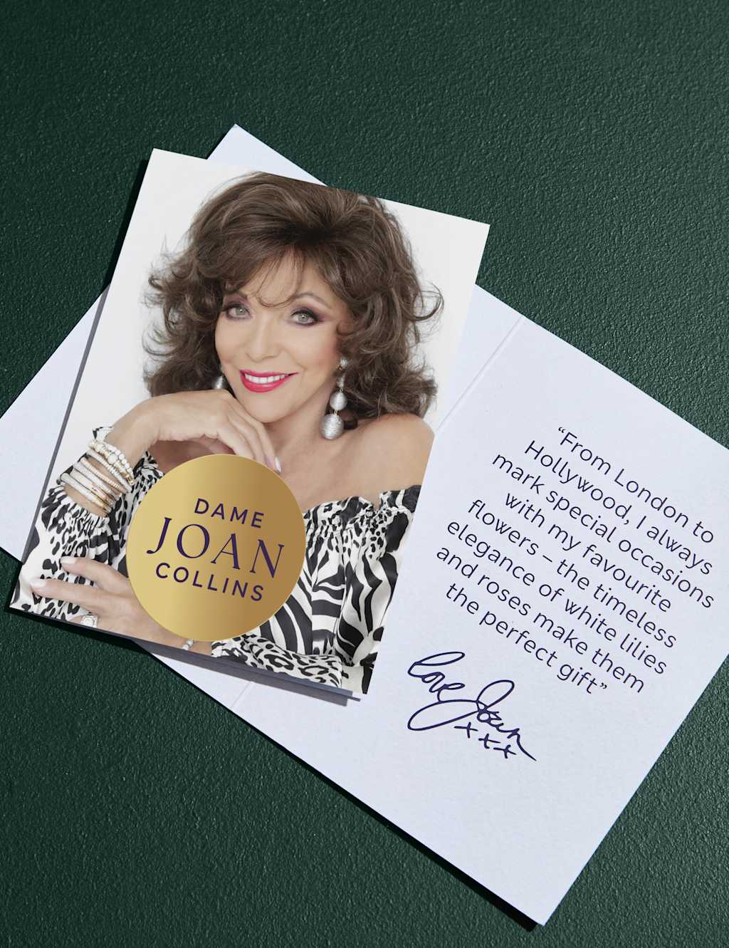 The Dame Joan Collins Bouquet with Vodka Martini Cocktail 12 of 13
