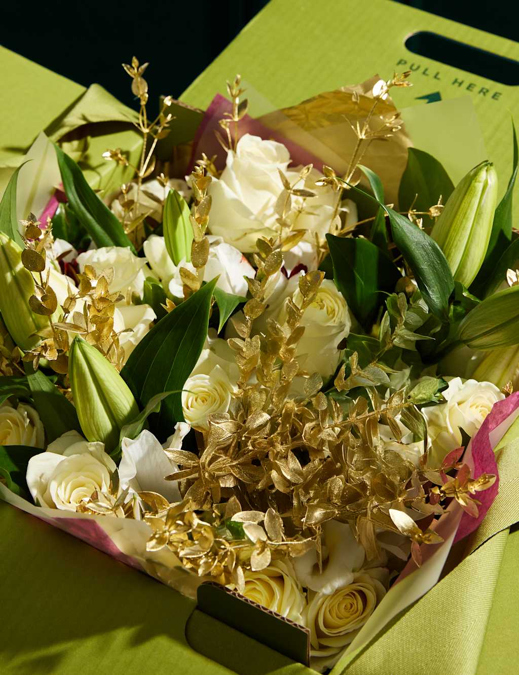 The Dame Joan Collins Bouquet with Vodka Martini Cocktail 13 of 13