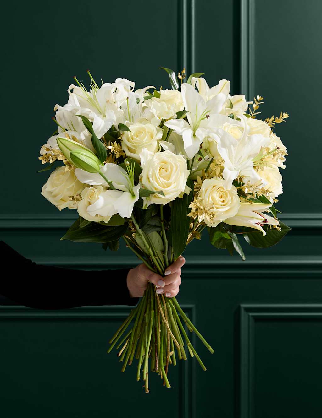 The Dame Joan Collins Bouquet with Vodka Martini Cocktail 10 of 13