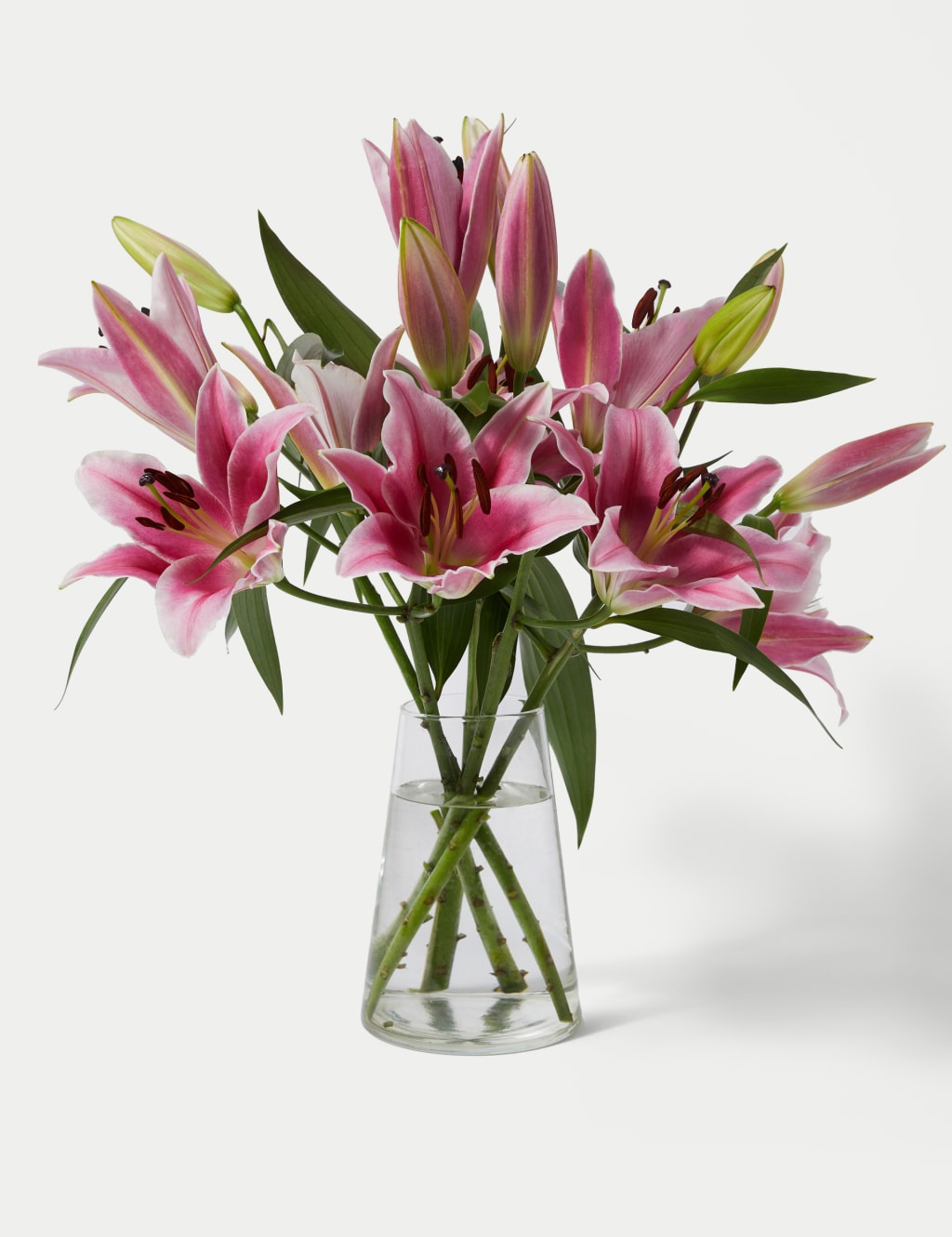 British Pink Lily Abundance Bouquet 3 of 7