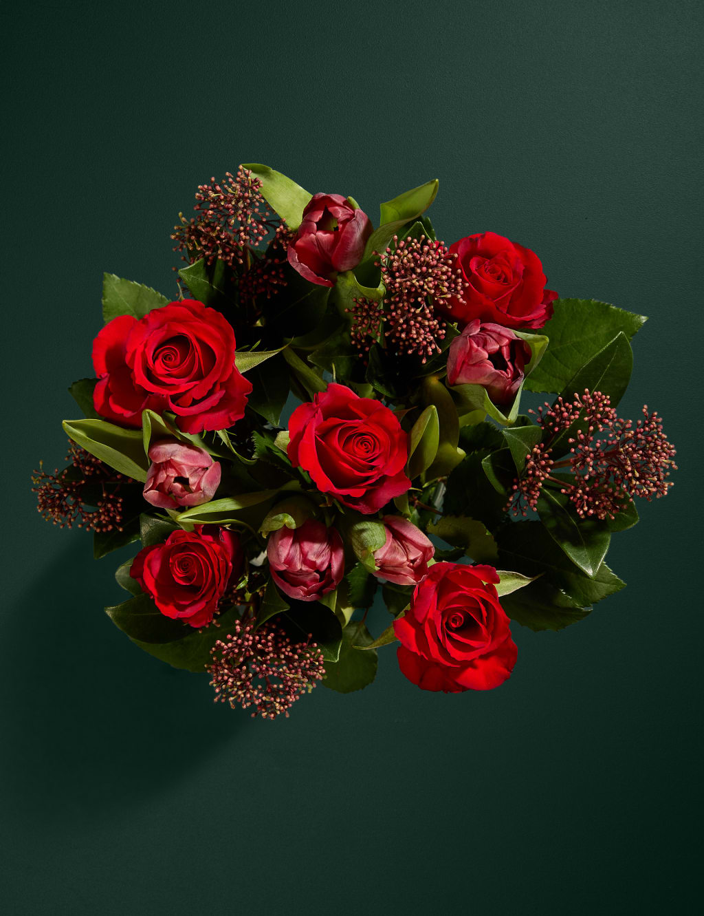 Red Rose & Tulip Bouquet with Collection Seasons Tweetings 2 of 5
