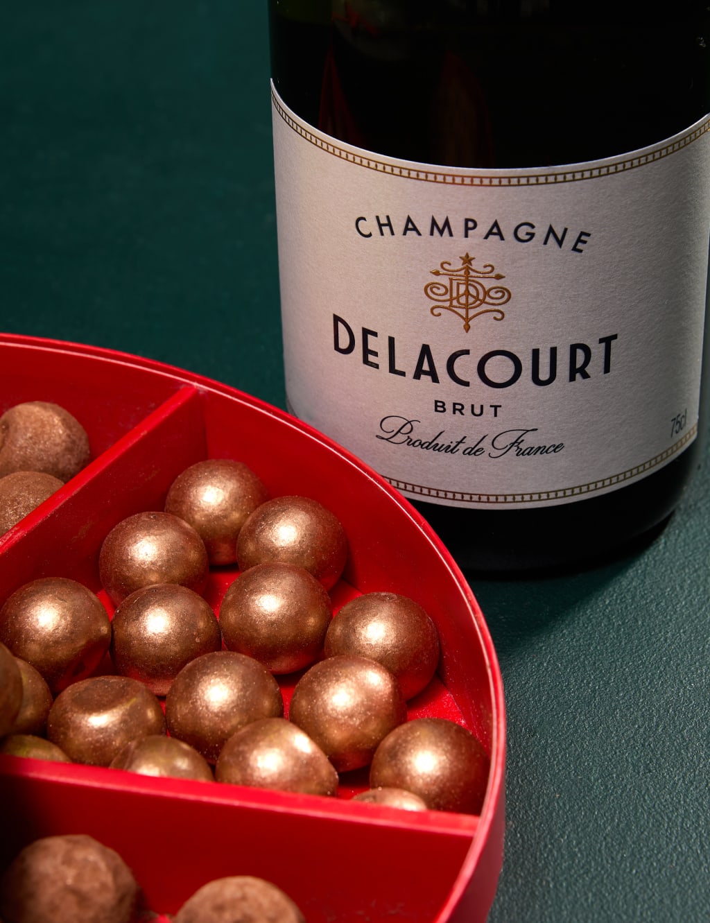 Mixed Rose Bouquet with Chocolates & Champagne 5 of 7