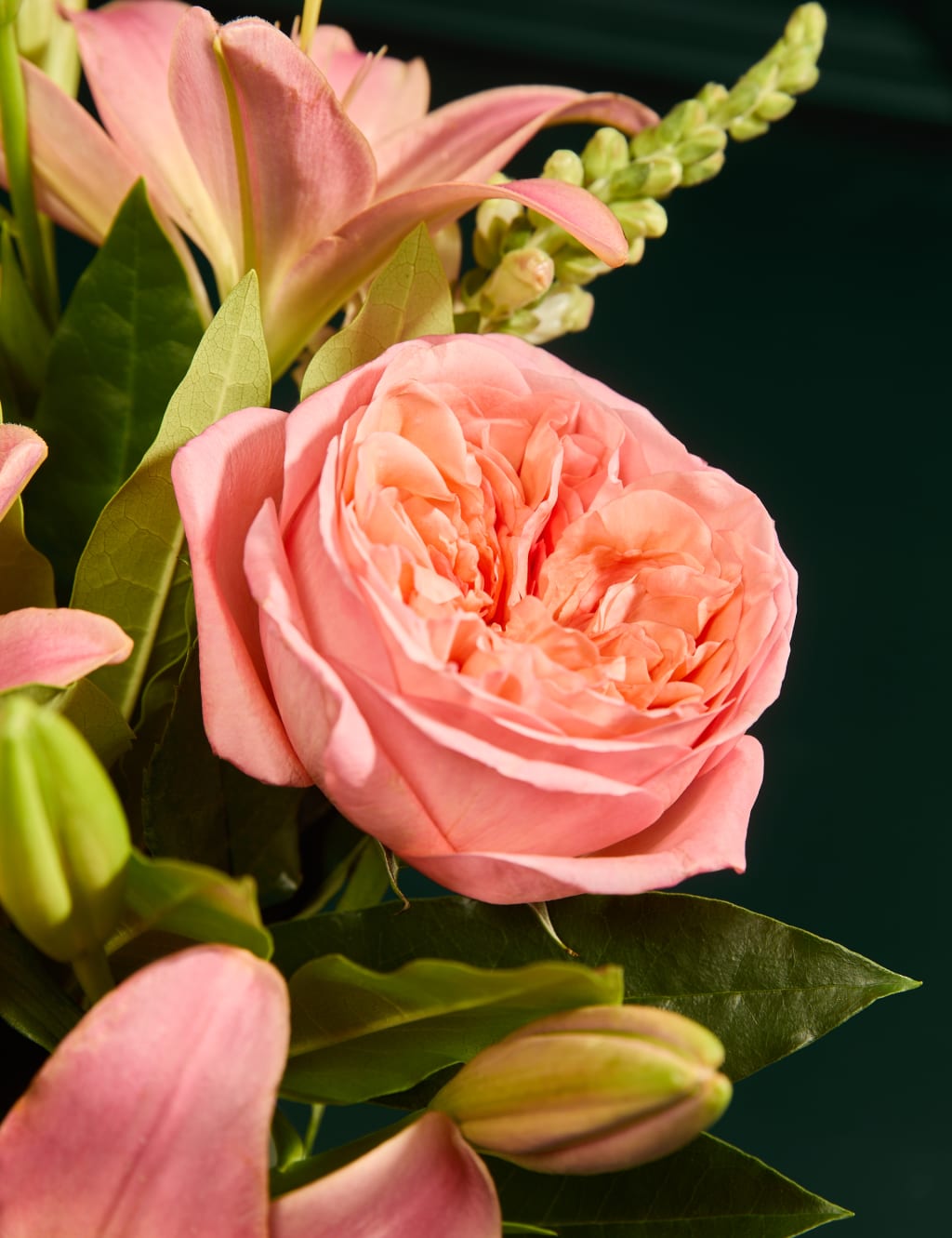 Pink Rose & Lily Bouquet 3 of 7