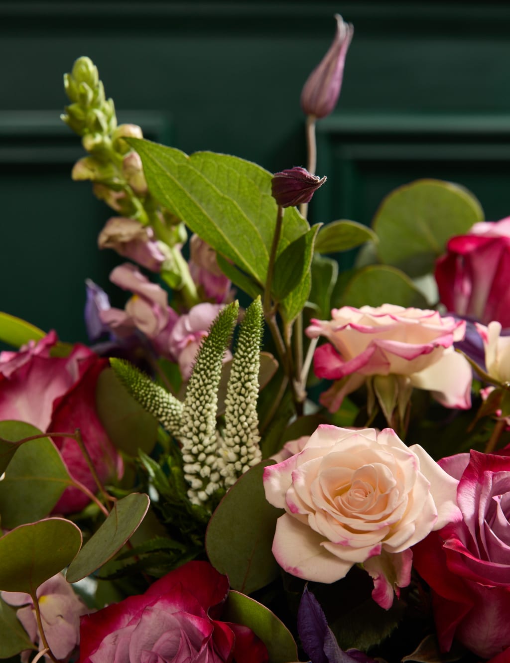 Roses, Clematis & Spray Rose Bouquet 3 of 7