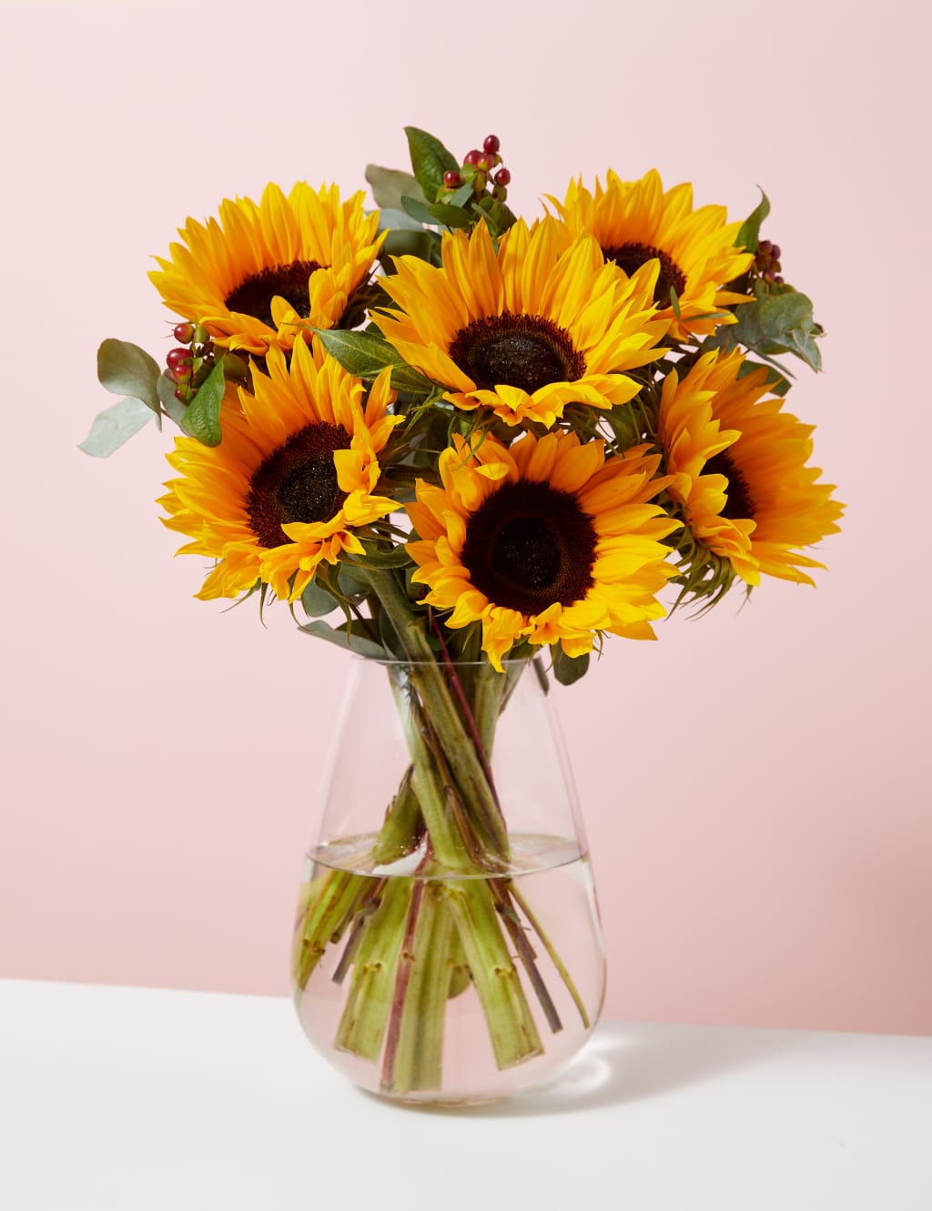 Sunflower & Hypericum Bouquet 1 of 5