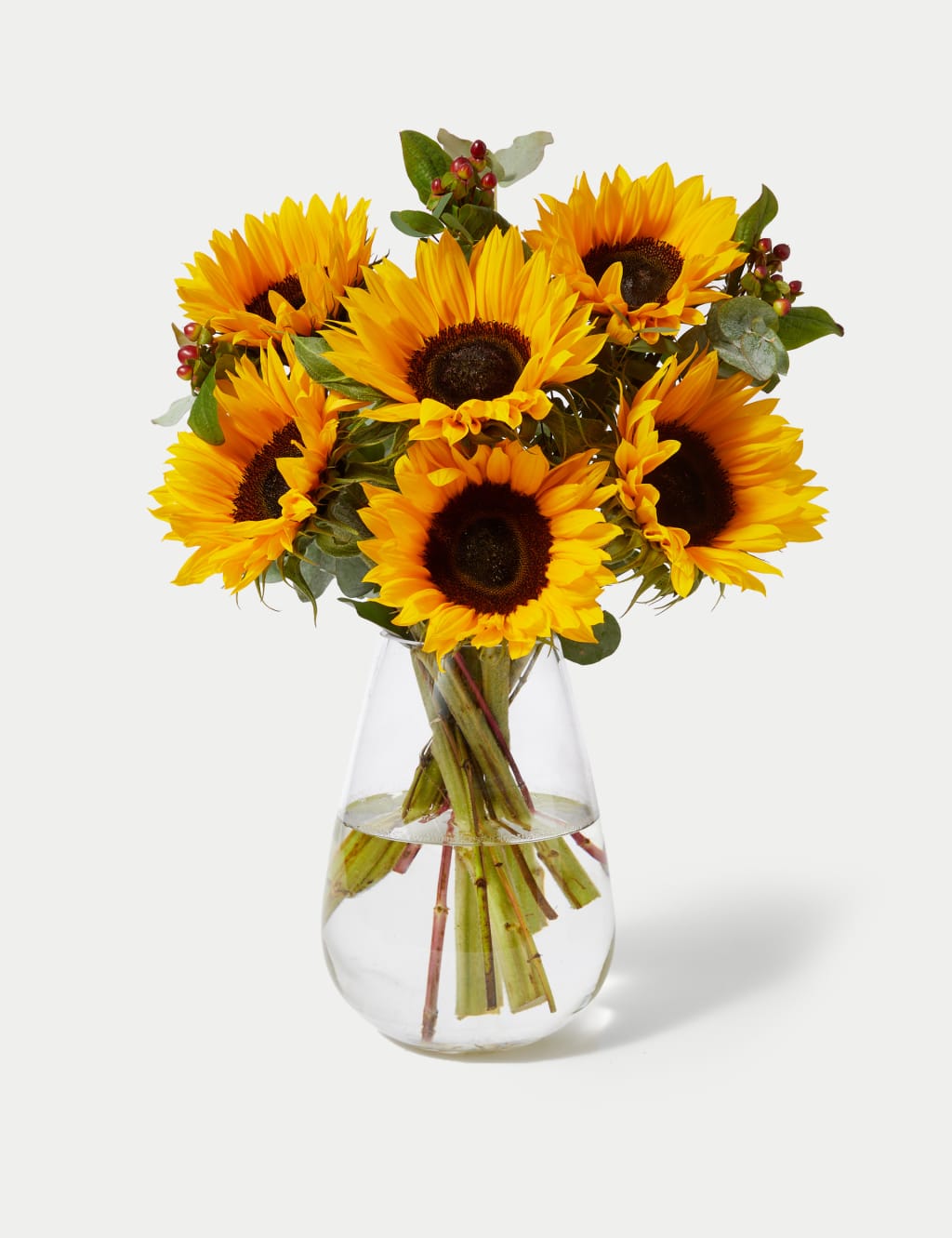 Sunflower & Hypericum Bouquet 3 of 5