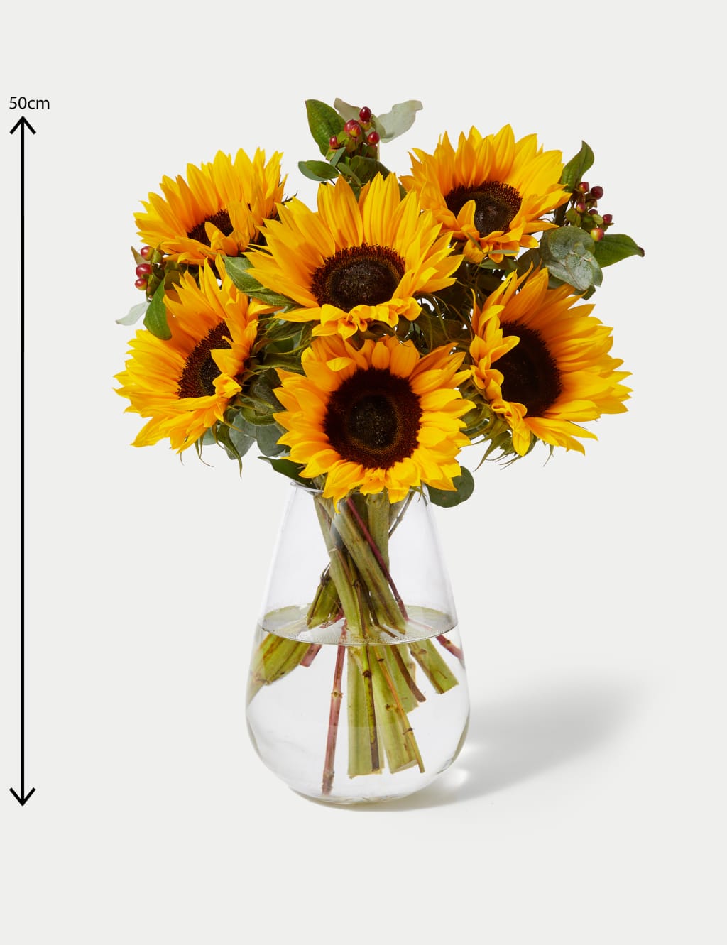 Sunflower & Hypericum Bouquet 5 of 5