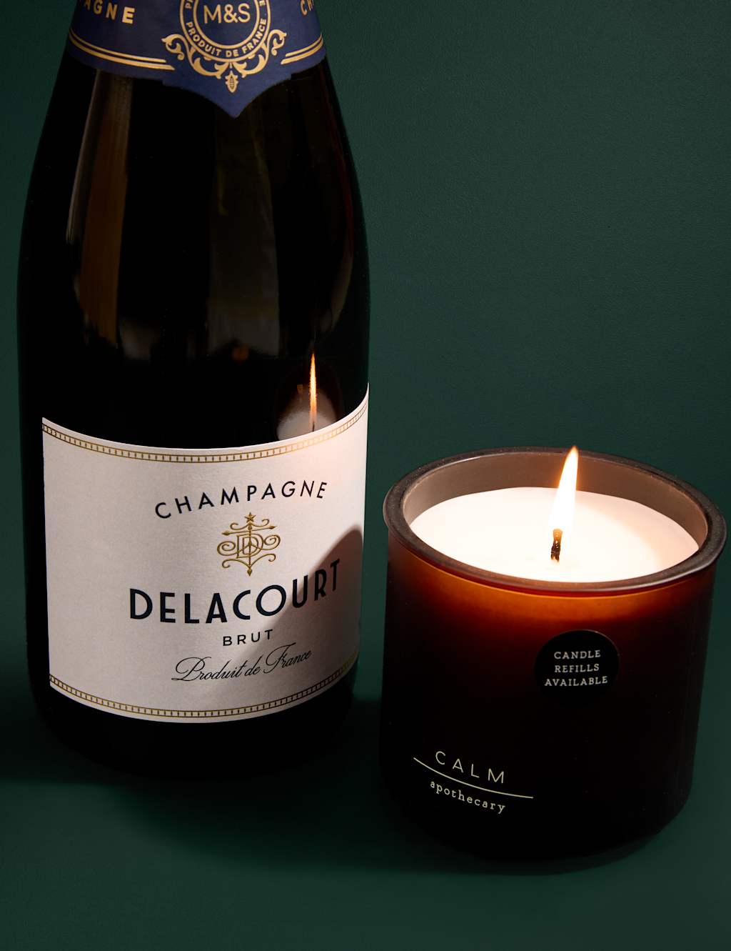 Cascaded Orchid with Champagne & Scented Candle 5 of 5