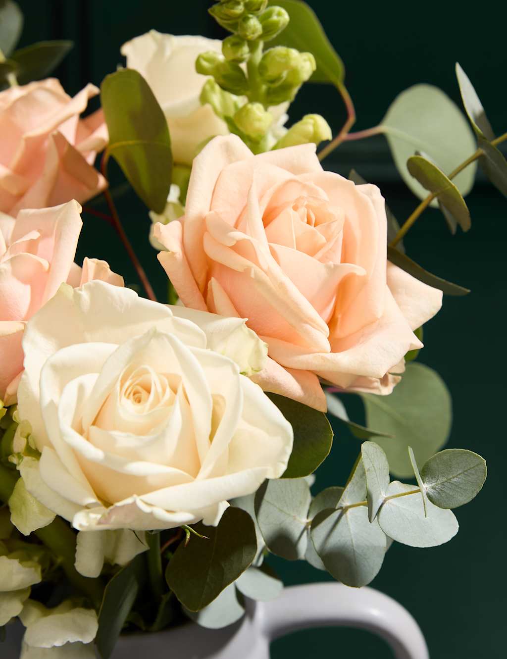 Easter Rose & Antirhinum Bouquet with Jug 3 of 5