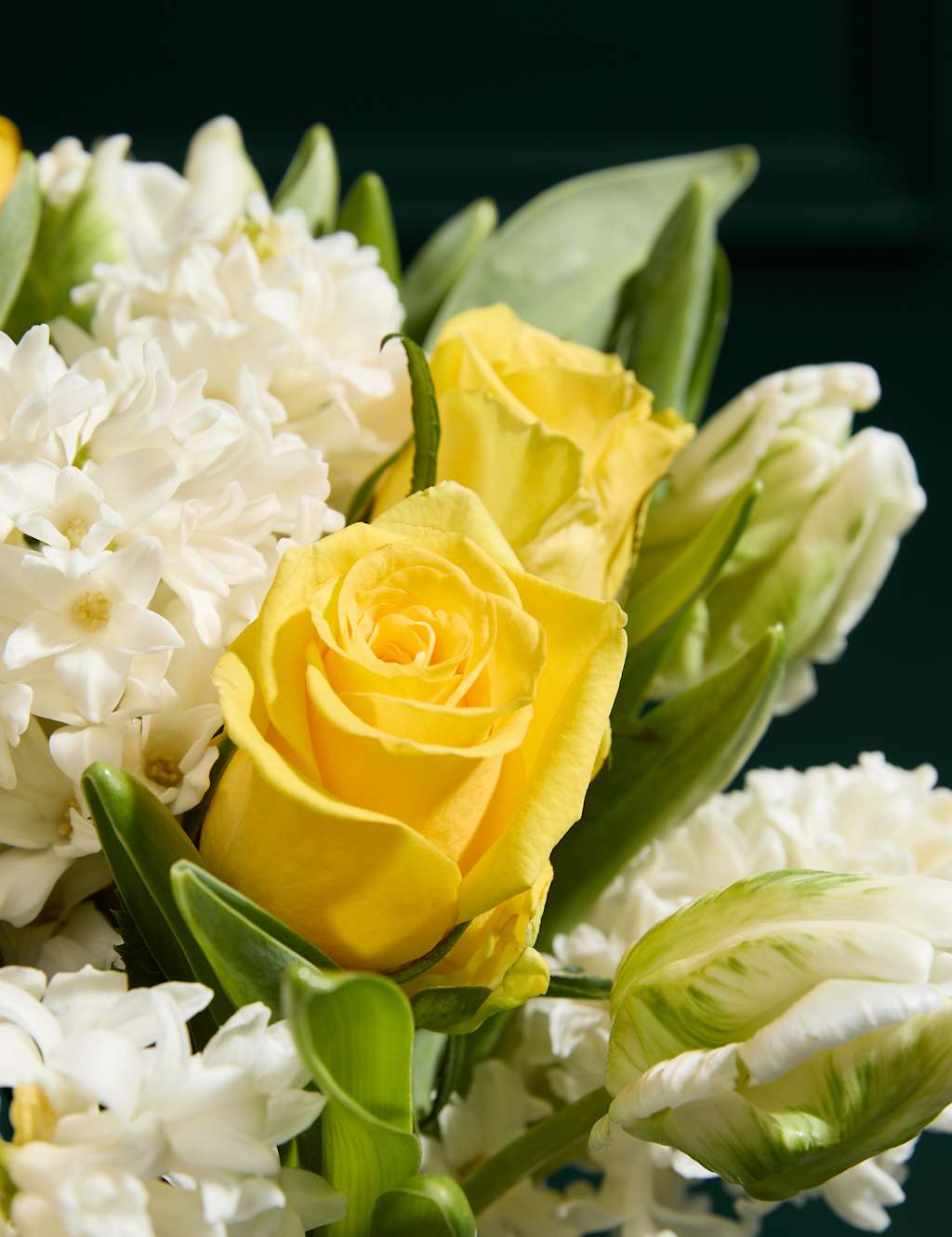 Easter Rose, Tulip & Hyacinth Bouquet with Afternoon Tea Gift 3 of 5