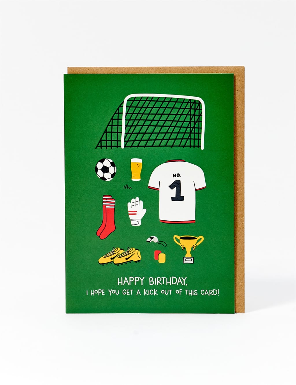 Football Themed Birthday Card 1 of 2