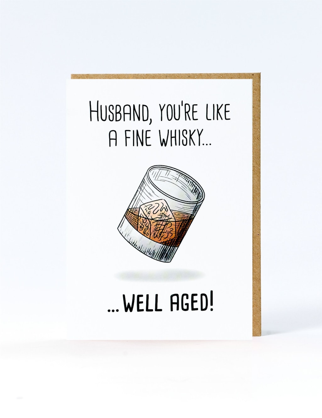 Husband Well Aged Whisky Birthday Card 1 of 2