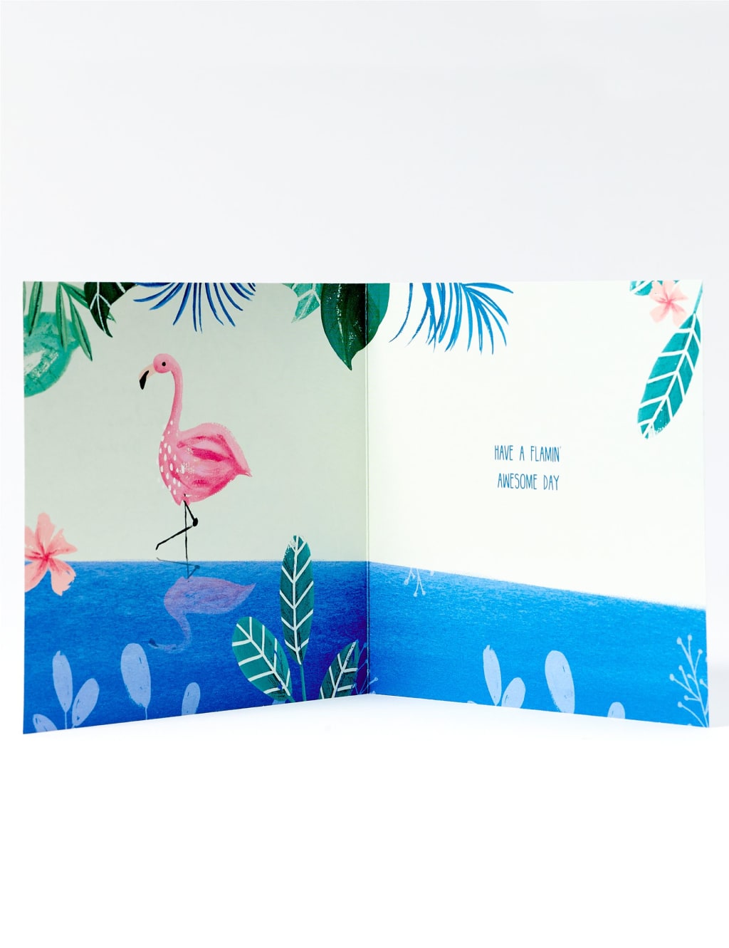 Contemporary Fabulous Flamingo Birthday Card 2 of 3