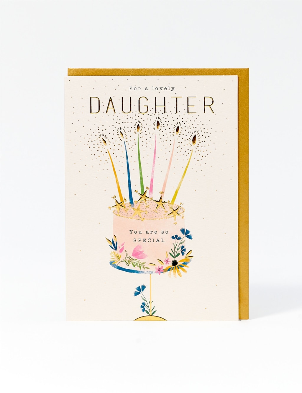 Special Cake Birthday Card For Daughter 1 of 2