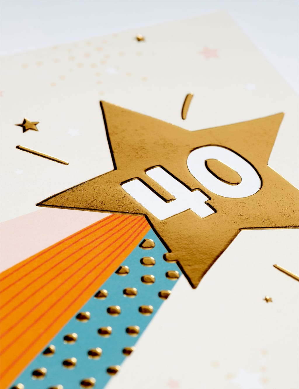 Shooting Star 40th Birthday Card 2 of 2