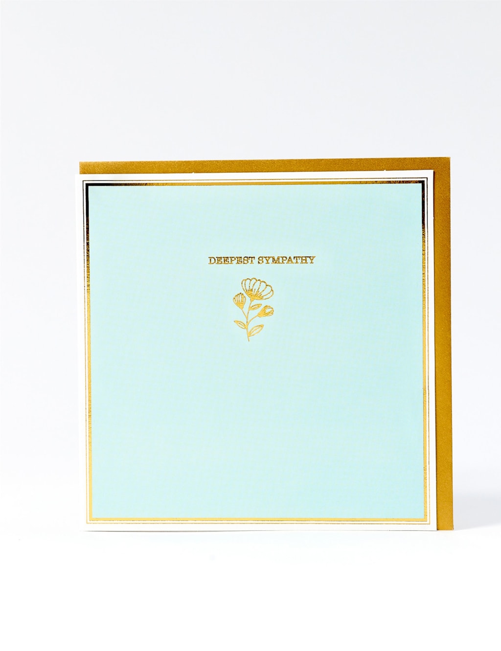 Gold Foil Deepest Sympathy Card 1 of 2