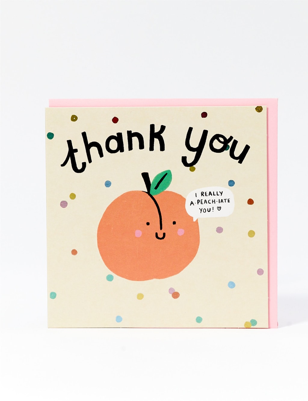 Peachy Thank You Card 1 of 1