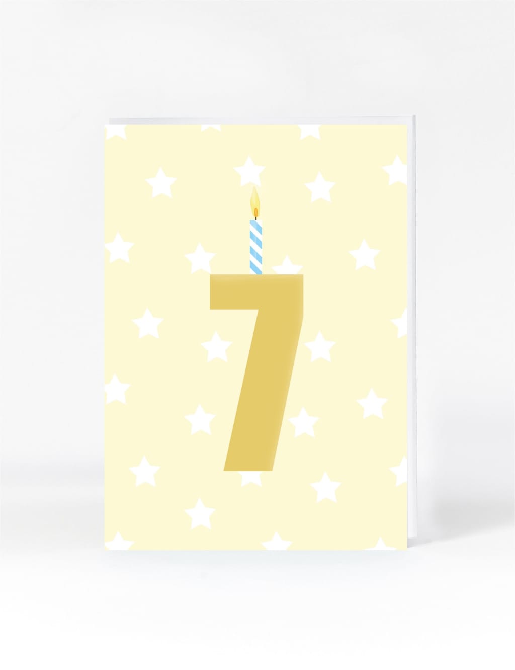 Candle 7th Birthday Card 1 of 1