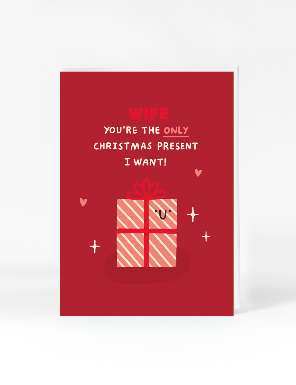 Wife Present Christmas Card 1 of 2