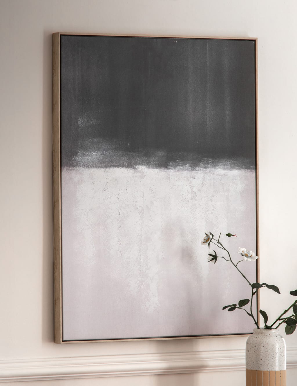 Horizon Abstract Rectangle Framed Canvas 2 of 3