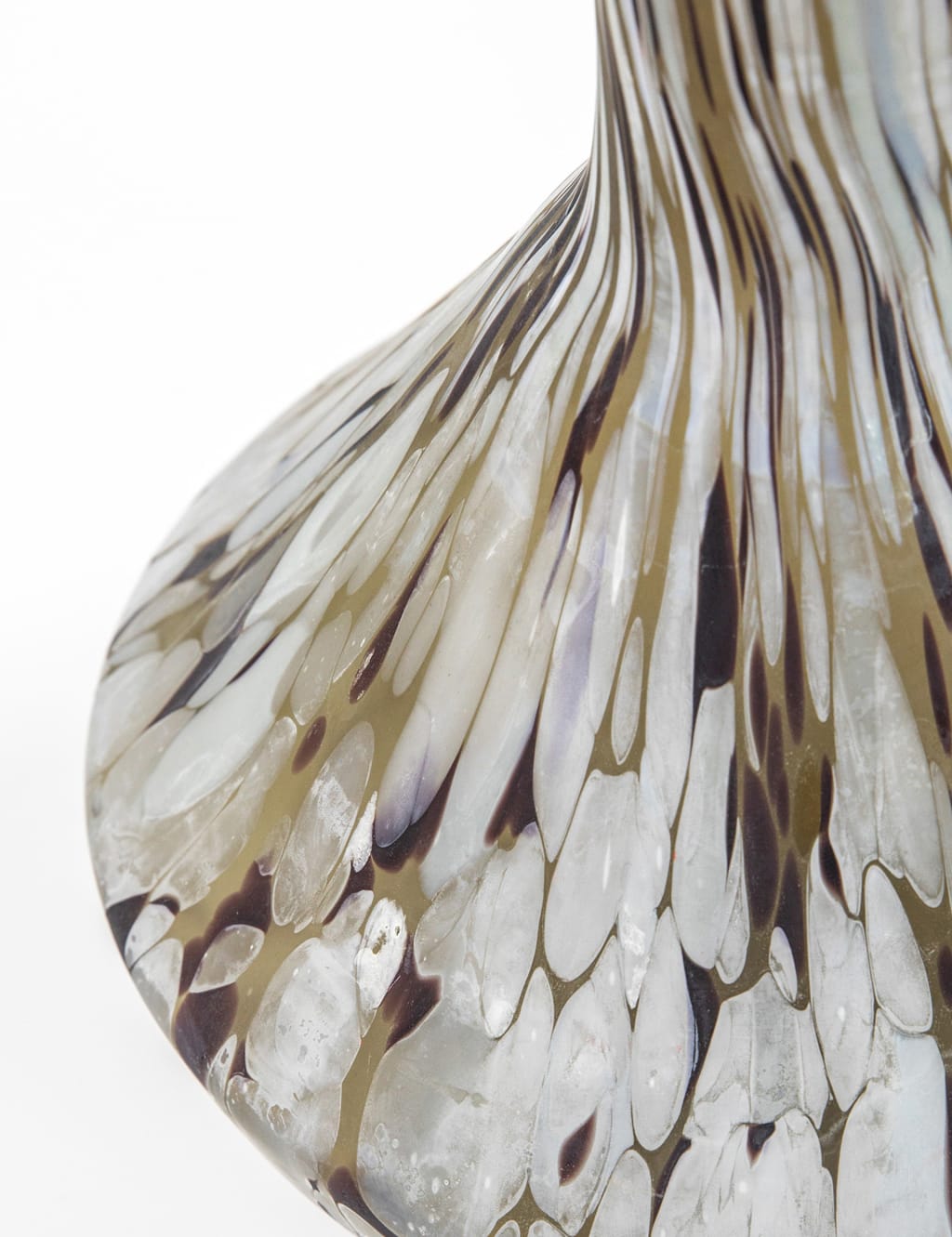 Tall Aditya Glass Mottled Vase 2 of 3