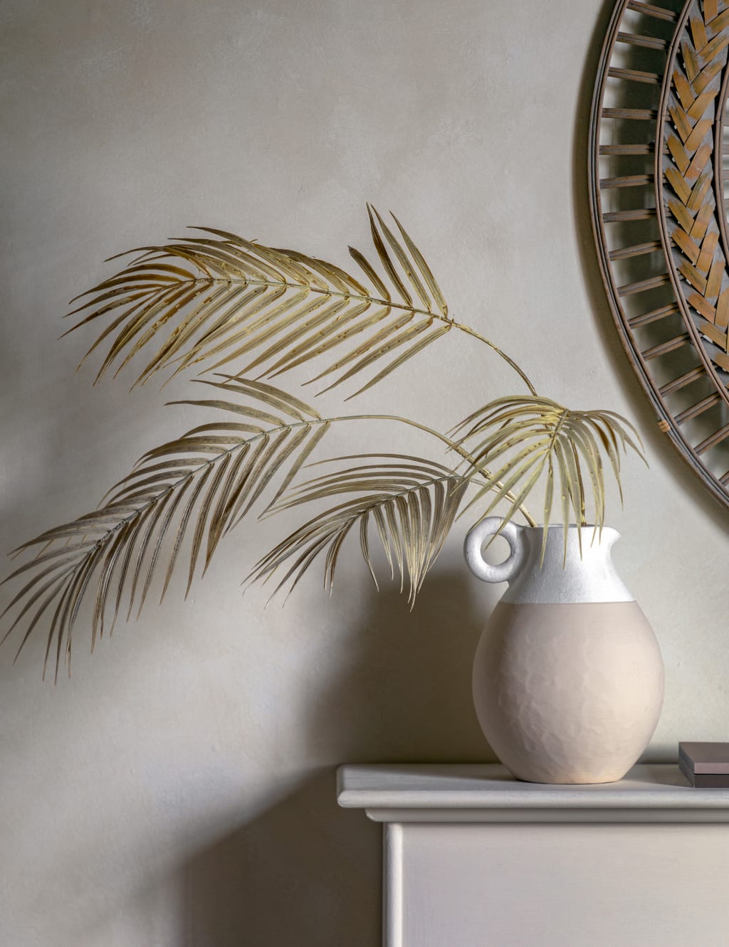 Set of 3 Artificial Dried Palm Single Stems 2 of 5