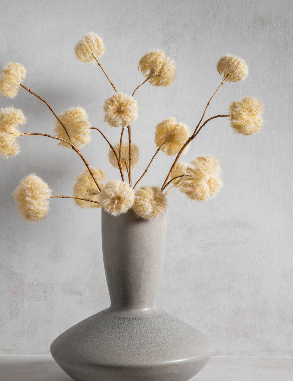 Set of 5 Artificial Dried Clematis Stems 3 of 5