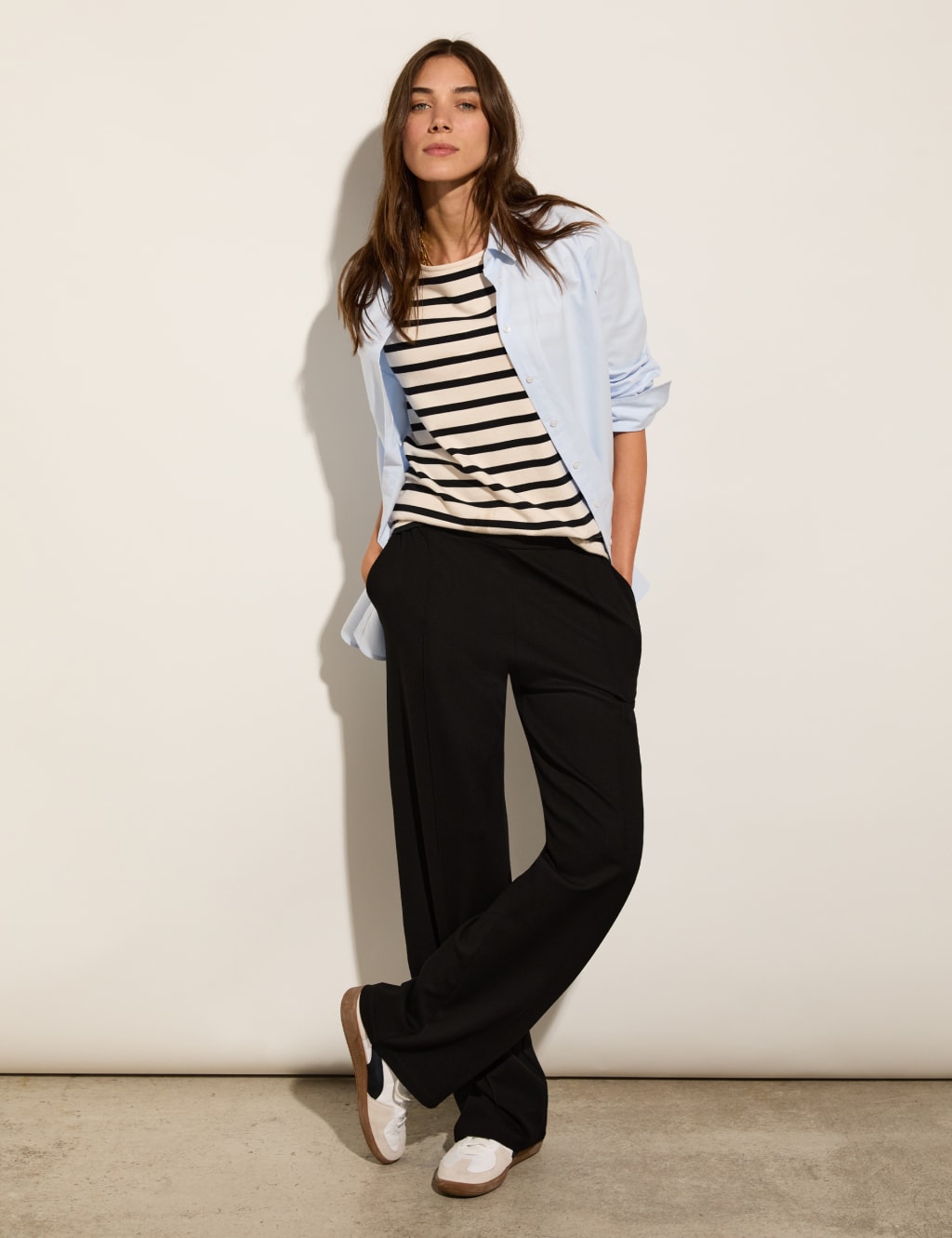 Seam Detail Wide Leg Trousers 7 of 7