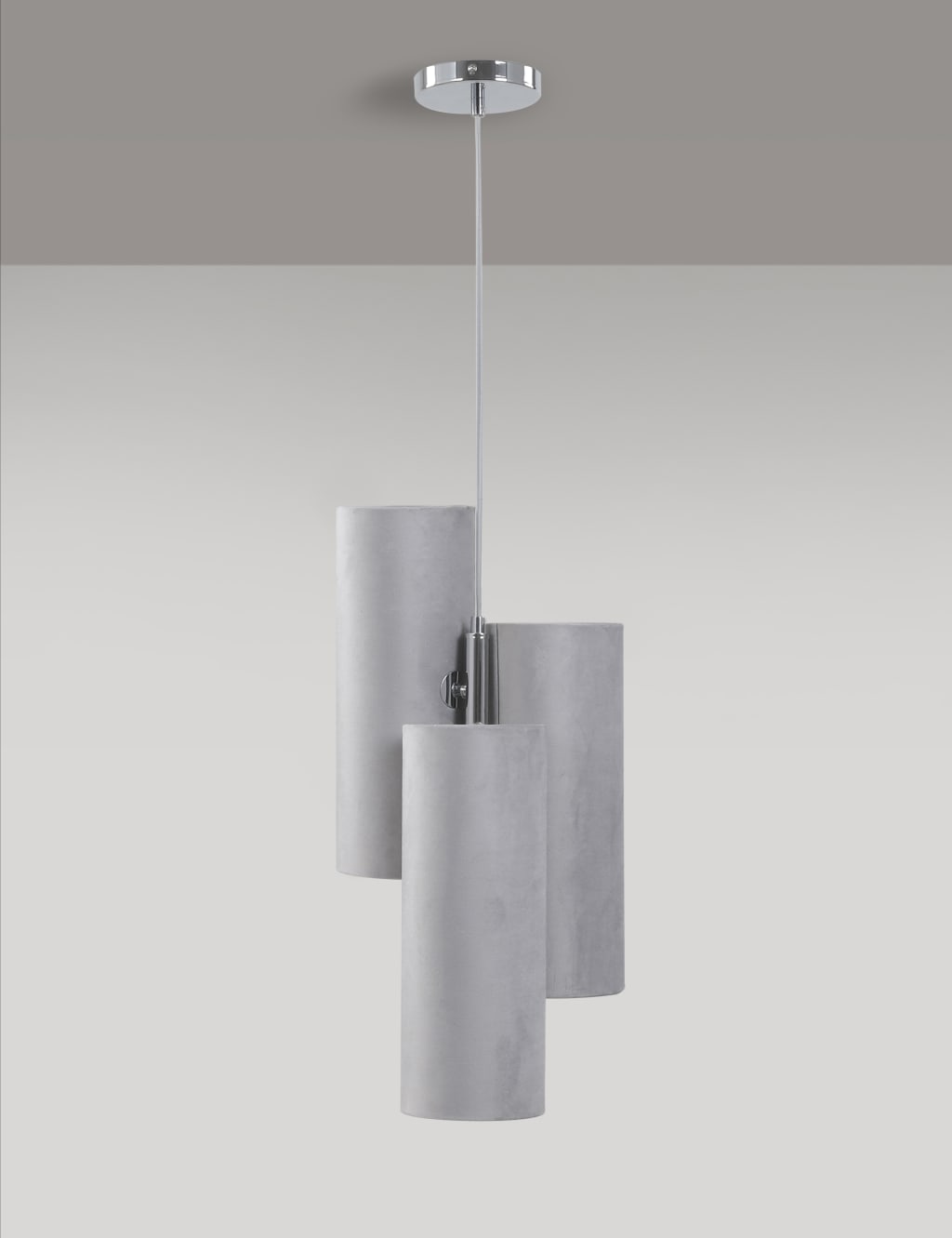 3 Shade Velvet Ceiling Light 1 of 6